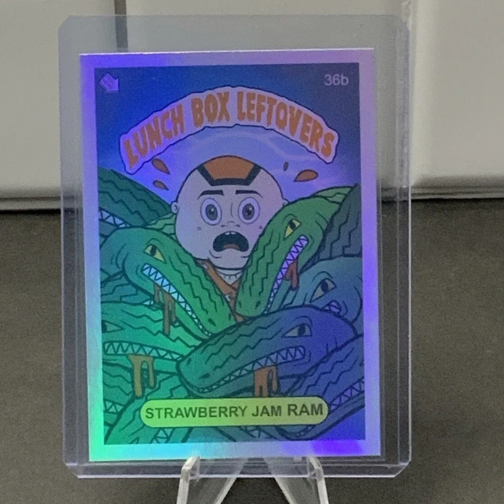 LUNCH BOX LEFTOVERS SERIES 1 36b Strawberry Jam Ram HOLO FOIL CARD RARE‎